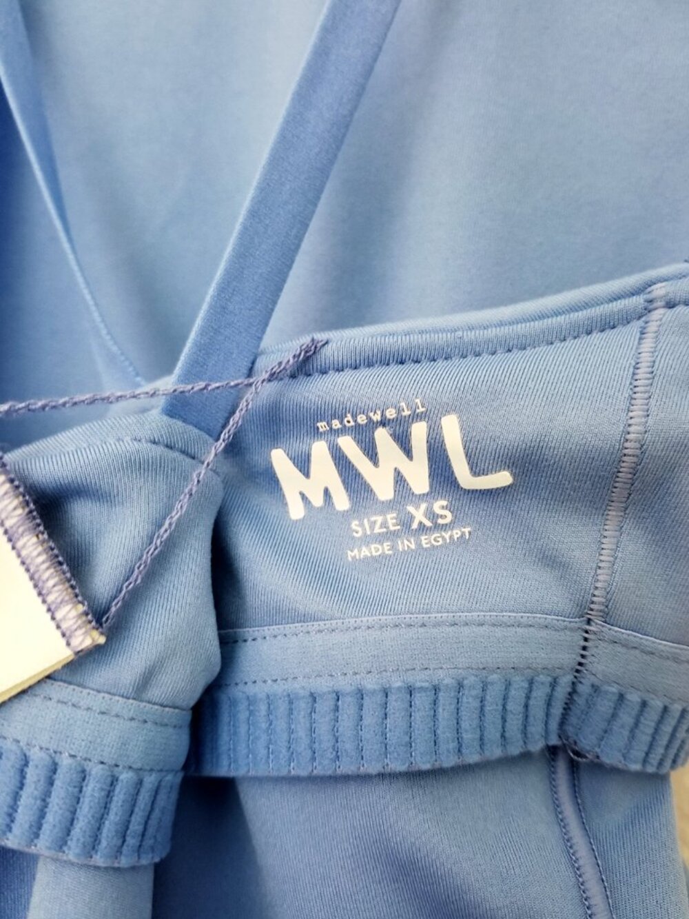 NEW Madewell MWL Women's XS Flex 2.0 Fitness Dress in Oasis Blue $88 Tennis NWT - Picture 15 of 16